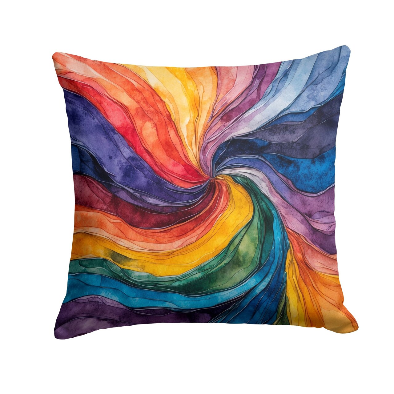 Edge Collections - 18" X 18" - Multicolor - Gay Mosaic of Pride Throw - 1 Piece